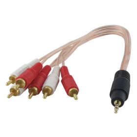 3.5 MM STEREO ERKEK / 6 RCA ERKEK 5+1 KABLO (4172)