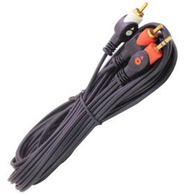 2 RCA ERKEK + 3.5 MM ST ERKEK 5 METRE 1. KALİTE (4172)