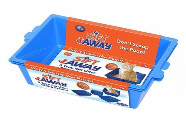 3 PCS - Sift Away Cat 3 Katlı Kedi Tuvaleti