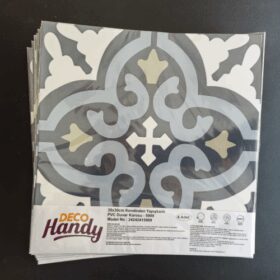 DecoHandy  Pvc Yer Karosu 30x30cm 4'lü Paket - Çini Desen  0,36m2