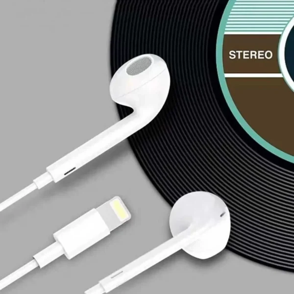 İphone Ucu Çıkışlı Pop Up Kulakiçi Yumuşak Kontrol Tuşlu Kulaklık (4172) - Görsel 5