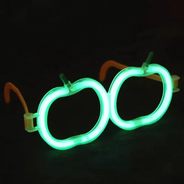 Glow Stick Elma Gözlük - Glow Partisi Gözlüğü - Glow Stick Gözlük 12 Adet (4172) - Görsel 3