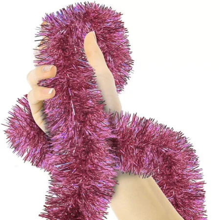 Parti İçin Sim Süs 2 Metre Uzunluk 8 cm Genişlik Pembe Renk İthal (4172)