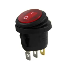 IC-131W YUVARLAK 220 VOLT IŞIKLI SU GEÇİRMEZ ON/OFF ANAHTAR (4172)