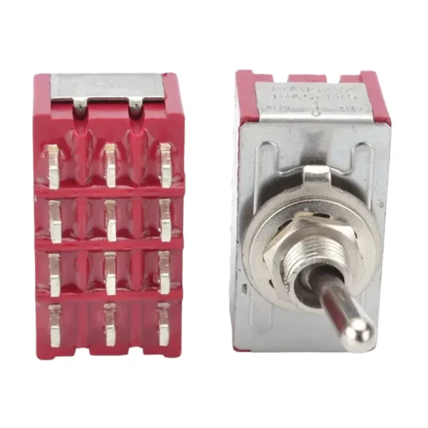 TOGGLE SWİTCH ON-OFF-ON Ø6MM 12P MTS-403 (IC-148D) (4172) - Görsel 2