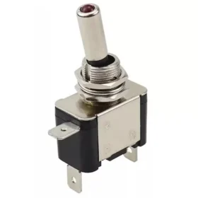 12 VOLT DC 20 AMPER TOGGLE SWİTCH ON-OFF IŞIKLI (IC-151A) (4172)