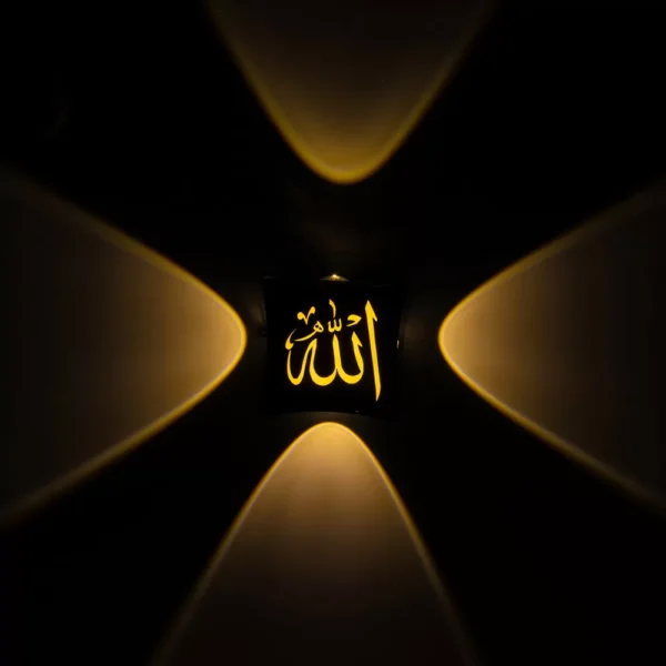 3000K ALLAH DEKORATİF LED DUVAR APLİK (4172) - Görsel 3