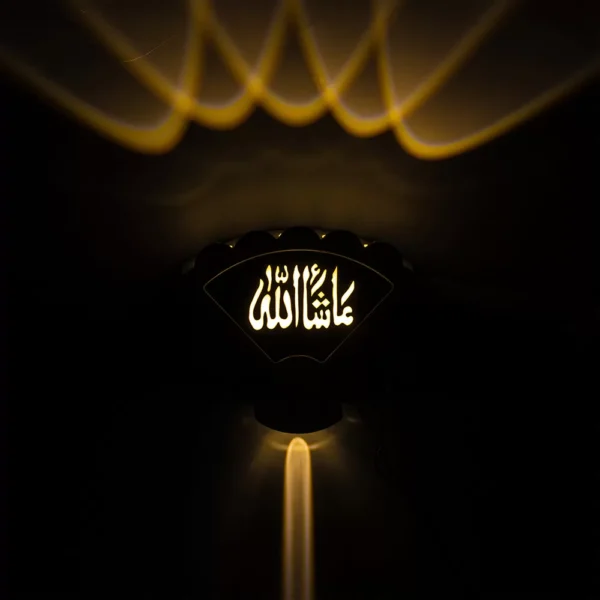3000K MAŞALLAH ARAPÇA ÜÇGEN DEKORATİF LED DUVAR APLİK (4172) - Görsel 3