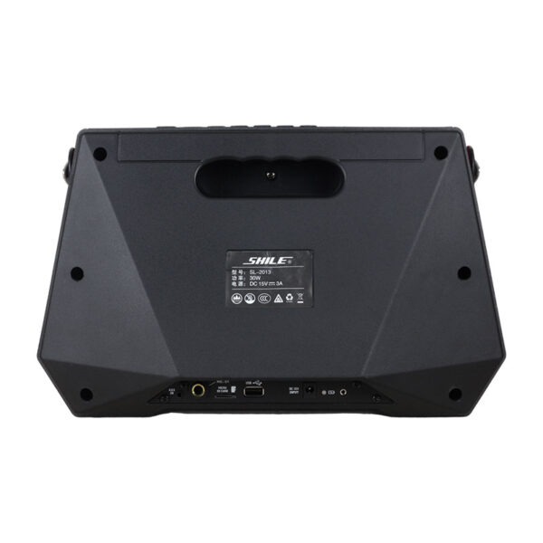 SHILE SL-3A İKİ EL MİKROFONLU KUMANDALI USB/SD/BT PORTATİF HOPARLÖR (4172) - Görsel 3