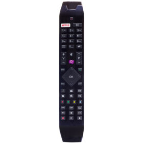 VESTEL NETFLIX-MOR TUŞLU YENİ ÜSTÜ CAMLI-HITACHI RC 49141 LED TV KUMANDA (RC49141-30095562) (4172)