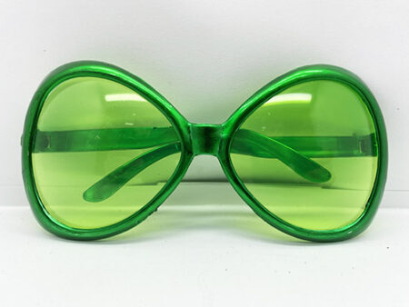 Yeşilçam Temalı Parti Gözlüğü Yeşil Renk 7x16 cm (4172)