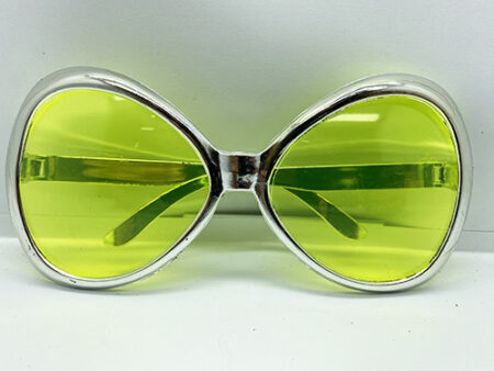 Yeşilçam Temalı Parti Gözlüğü Gümüş Renk 7x16 cm (4172)