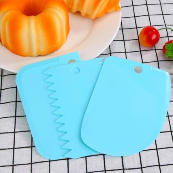 Pasta Hamur Şekillendirici Spatula Kesici Kazıyıcı Dekoratör Set (4172) - Görsel 2