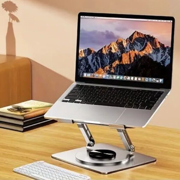 360 Derece Dönebilen Hava Aldıran Laptop Standı (4172) - Görsel 3