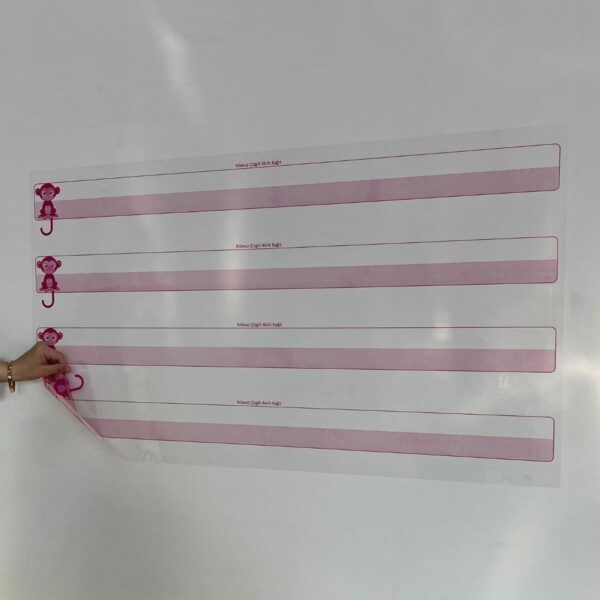 Kılavuz Çizgili Akıllı Kağıt Yazı Tahtası Duvarda İz Bırakmaz Statik Yeni Müfredata Uygun 100x56cm (4172) - Görsel 2