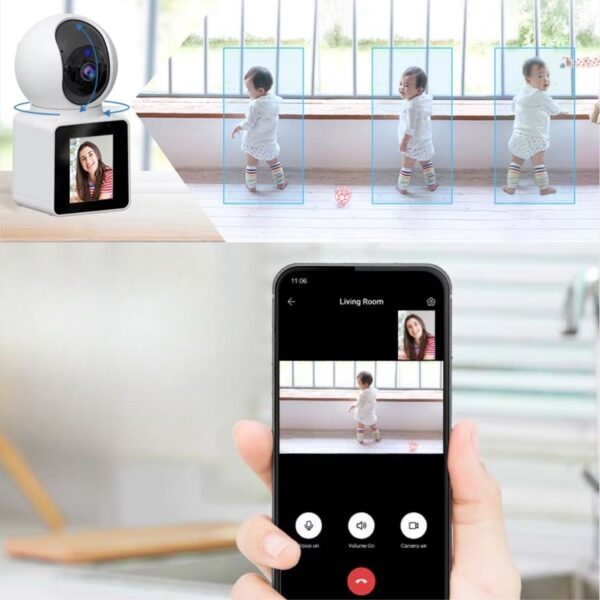 Wifi Bağlantılı Görüntülü Görüşme Sağlayabilen Ev Tipi Güvenlik Kamerası (4172) - Görsel 5