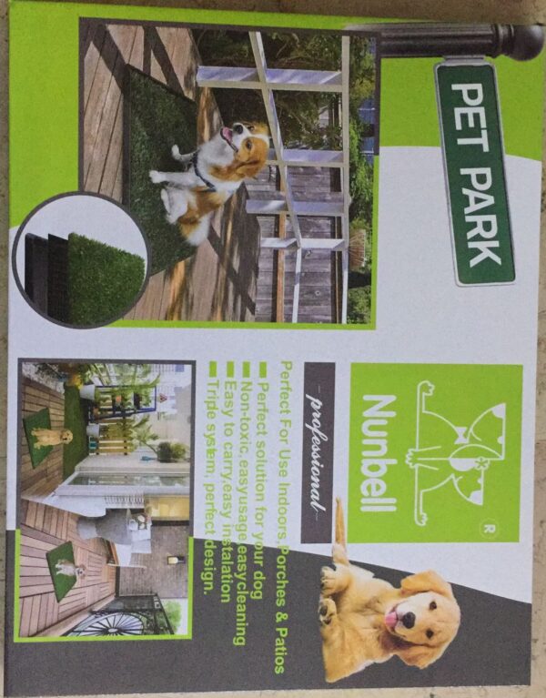 Nunbell Pet Park Köpek Tuvaleti 64 Cm X 51Cm X 3.8 Cm