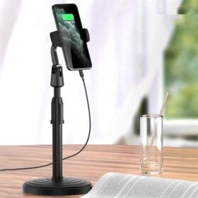 360 Derece Döndürülebilir Masaüstü Teleskopik Telefon Standı Çok Fonksiyonlu Telefon Tutucu (4172)