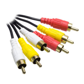 3 RCA + 3 RCA 1.5 METRE STANDART RCA KABLO POŞETLİ (4172)