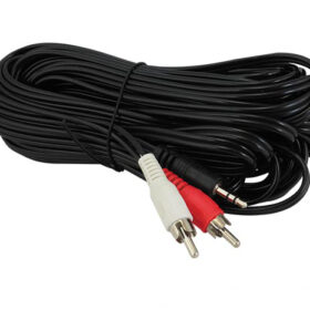 2 RCA ERKEK + 3.5 MM STEREO ERKEK SES KABLOSU 10 METRE (4172)