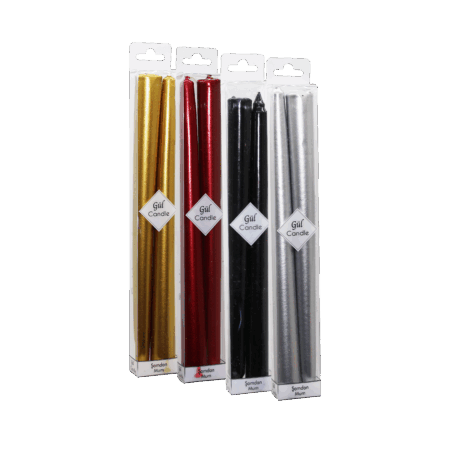 2 PARÇA  YALDIZ ŞAMDAN MUM (4172)