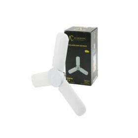 3 KOLLU 30W=270W - E27 BEYAZ LED AMPUL 2400LM - 6500K - 15CMX 3 KANAT SR-2430 (4172)