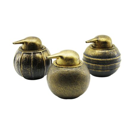 PENGUEN GÖRÜNÜM - ESKİTME DESEN SERAMİK TOMBULSIVI SABUNLUK (4172)