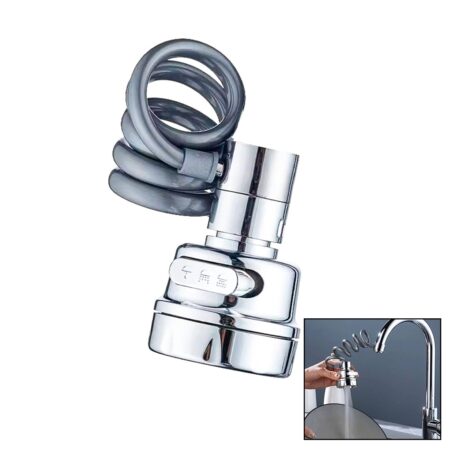 YAYLI HORTUMLU - KADEMELİ KROM TEK BAŞLIK KUBAR - BATARYA UCU (4172)