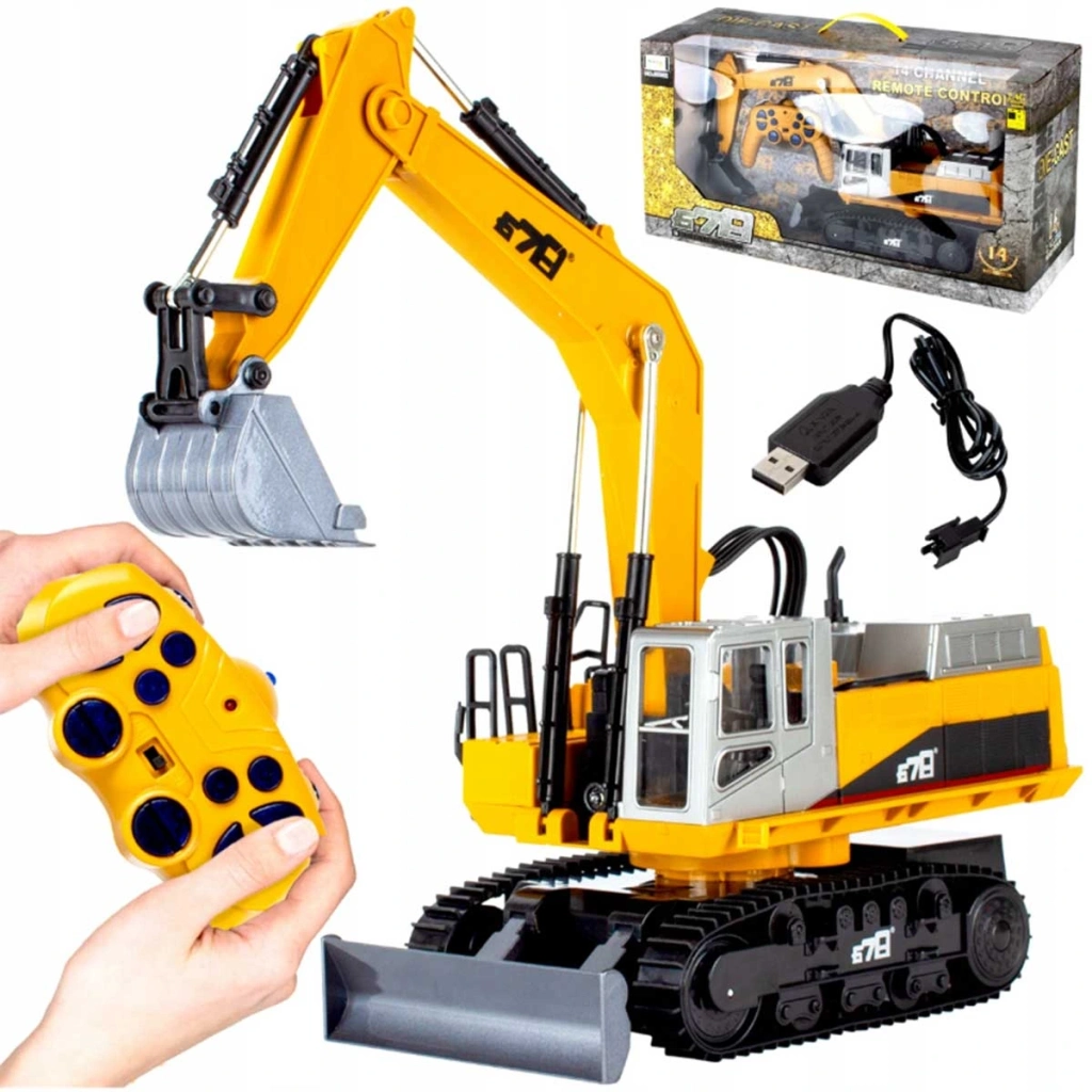 678 Kumandalı 14 Kanal Şarjlı Kepçe