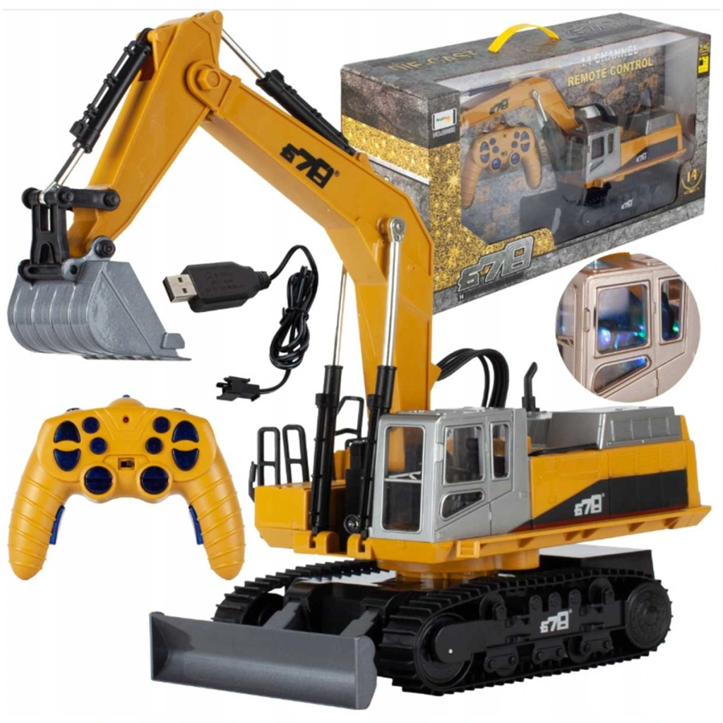 678 Kumandalı 14 Kanal Şarjlı Kepçe - Görsel 2