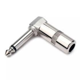GİTAR JACK 6.3 MM MONO L TİP METAL JACK (4172)