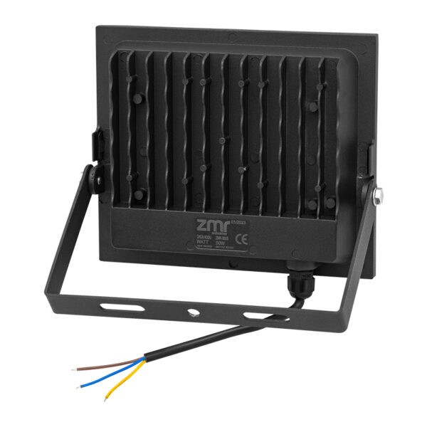 302/S 50 WATT - 220 VOLT 6500K IP66 150* IŞIK AÇISI SİYAH SLİM KASA LED PROJEKTÖR - Görsel 2