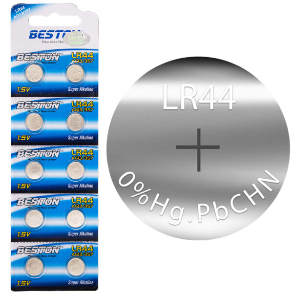 BST-LR44 ALKALİN AG13/357 LR44 DÜĞME PİL (10LU PAKET) - Görsel 3
