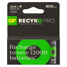 PRO 800 MAH Nİ-MH 1.2 VOLT AAA İNCE KALEM ŞARJLI PİL 4LÜ PAKET GP85AAAHCB-2EB4 (GPRHCH83B205)