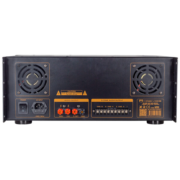 MV-1215 USB BT UK RMS200W MAX 1600W 6 ZON +99DSP+4-16 70 100 V TRAFOLU MIXER KÜP ANFİ - Görsel 3