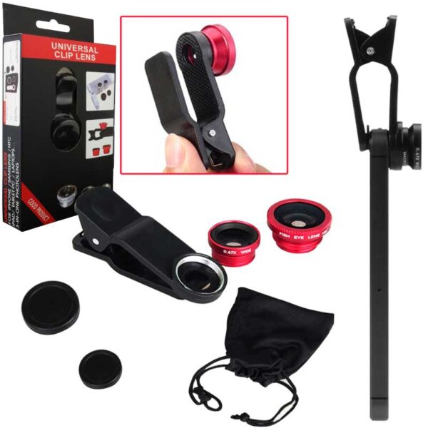 UNIVERSAL 2 LENS SETİ SELFIE ÇUBUĞU