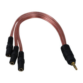 PM-12283 3.5MM STEREO 3X DİŞİ KULAKLIK ÇOKLAYICI (3 BOĞUMLU - 20 CM)