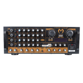 MV-1232 2*80W USB/SD BT UK-BALANS 4 MİK GİRİŞ-4 HOP ÇIKIŞLI STEREO TRAFOSUZ MIXER KÜP ANFİ