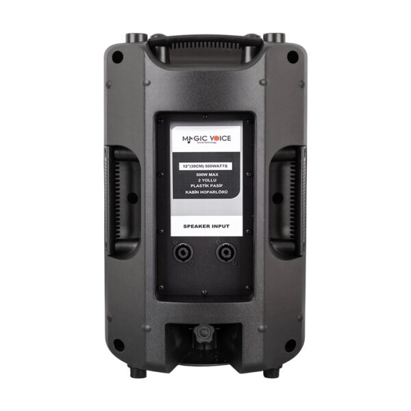 MV-3412 30 CM 500 WATT 12 PLASTİK KABİN PASİF HOPARLÖR (KÖPÜKSÜZ GÖNDERİLMESİN) - Görsel 3