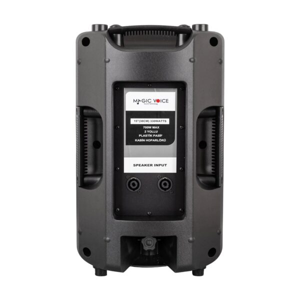 MV-3415 38 CM 700 WATT 15 PLASTİK KABİN PASİF HOPARLÖR (KÖPÜKSÜZ GÖNDERİLMESİN) - Görsel 3