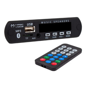 M515 OTO TEYP USB/SD/MIC/BLUETOOTH KUMANDALI MİKROFONLU OTO TEYP ÇEVİRİCİ DİJİTAL PLAYER BOARD (12V-500MA)