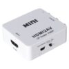 PM-12861 HDMI TO RCA MİNİ MODEL 1920X1080 PLASTİK KASA ÇEVİRİCİ KONVERTÖR - Görsel 2