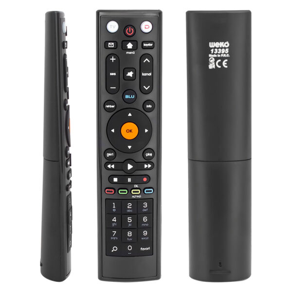 KR D-SMART 2017 NEW HD BLUE UZUN UYDU KUMANDASI (13395=6410)
