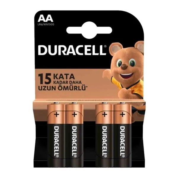 LR6/MN1500 AA 1.5 VOLT ALKALİN KALEM PİL (4LÜ PAKET FİYATI)