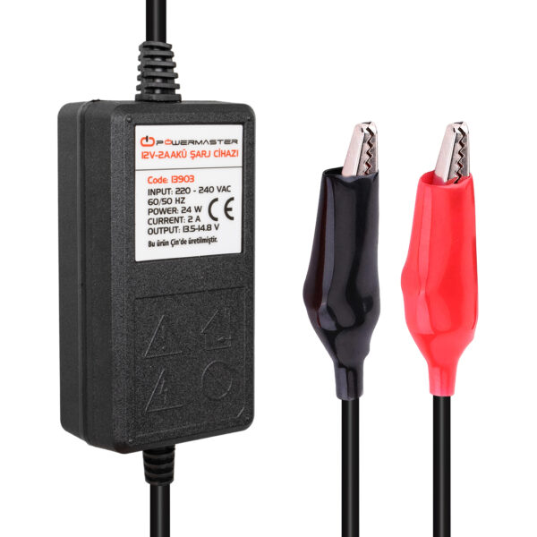PM-13903 12 VOLT - 2 AMPER LEDLİ AKÜ ŞARJ CİHAZI