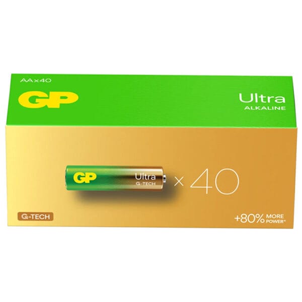 GP 15AU R6 ULTRA ALKALİN AA KALEM PİL (40LI PAKET FİYATI) - Görsel 3