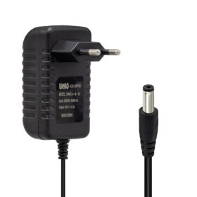 24 VOLT - 1 AMPER 5.5*2.5 UÇLU YERLİ ÜRETİM PLASTİK KASA PRİZ TİPİ ADAPTÖR
