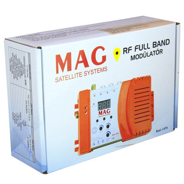 MAG 1474 AV GİRİŞLİ LED EKRANLI RF FULL BAND MODÜLATÖR - Görsel 3