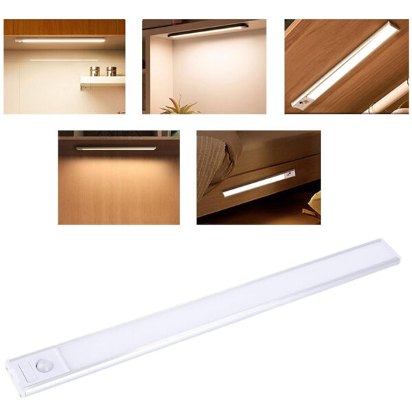 SD-555 USBLİ HAREKET SENSÖRLÜ 40 CM LEDLİ LAMBA - Görsel 3