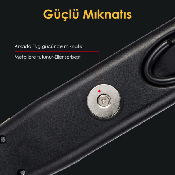 PM-14905 220 VOLT 7 METRE KABLOLU 100 LEDLİ SEYYAR ÇALIŞMA LAMBASI - Görsel 3